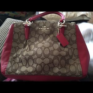 Coach mini Christie carryall